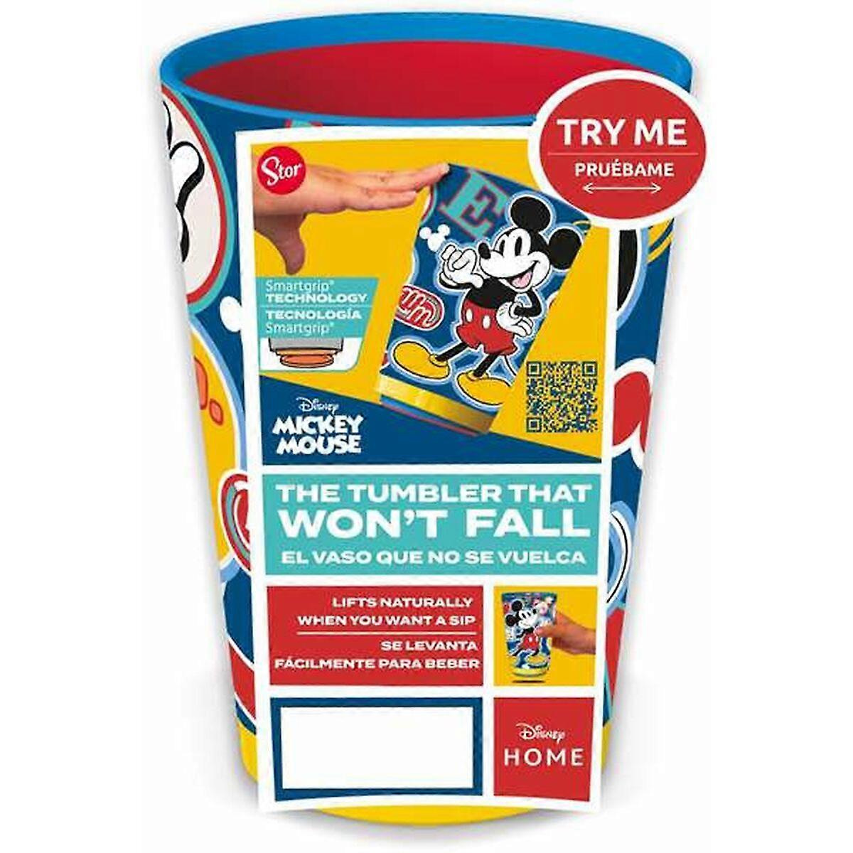 Glass Mickey Mouse Cool Stuff 470 ml Plastic