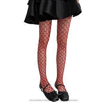 Women Fishnet Mesh Tights Stockings Aesthetic Hollowed Geometric Circle Patterned Fairycore Sheer Pantyhose Leggings  White