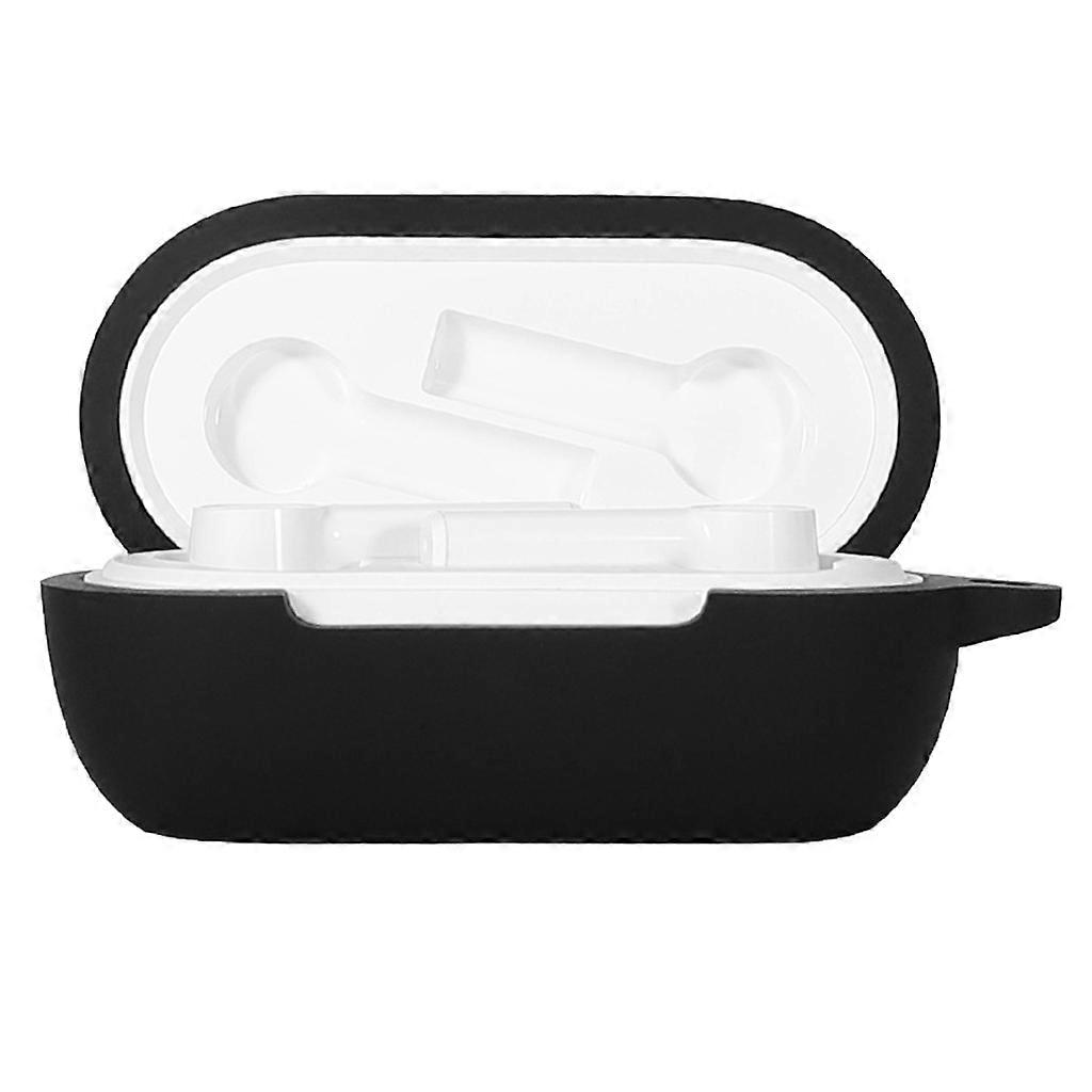 דיור מתאים לאוזניות אלחוטיות Oneplus Buds Z2 עמידות בפני זעזועים סיליקון למארז עמיד בפני פגיעות נגד אבק רחיץ C שחור