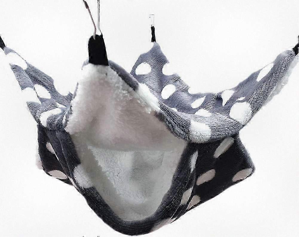 2-Tier Hammock for Hamsters & Small Pets - Cozy Rodent Sleeping Accessory.