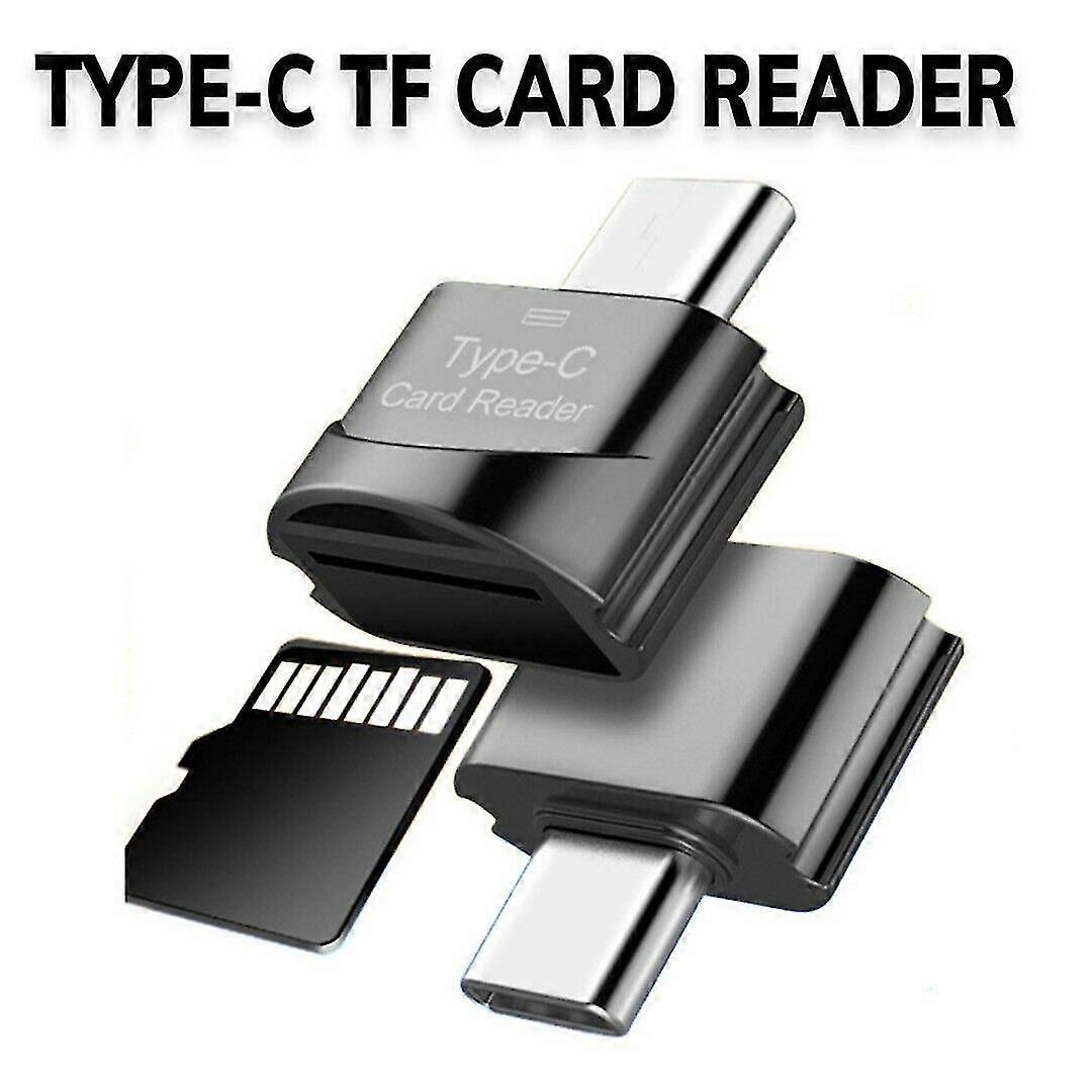 Mini Otg Smart Memory Card Reader Type C naar Micro SD TF Adapter Sleutelhanger