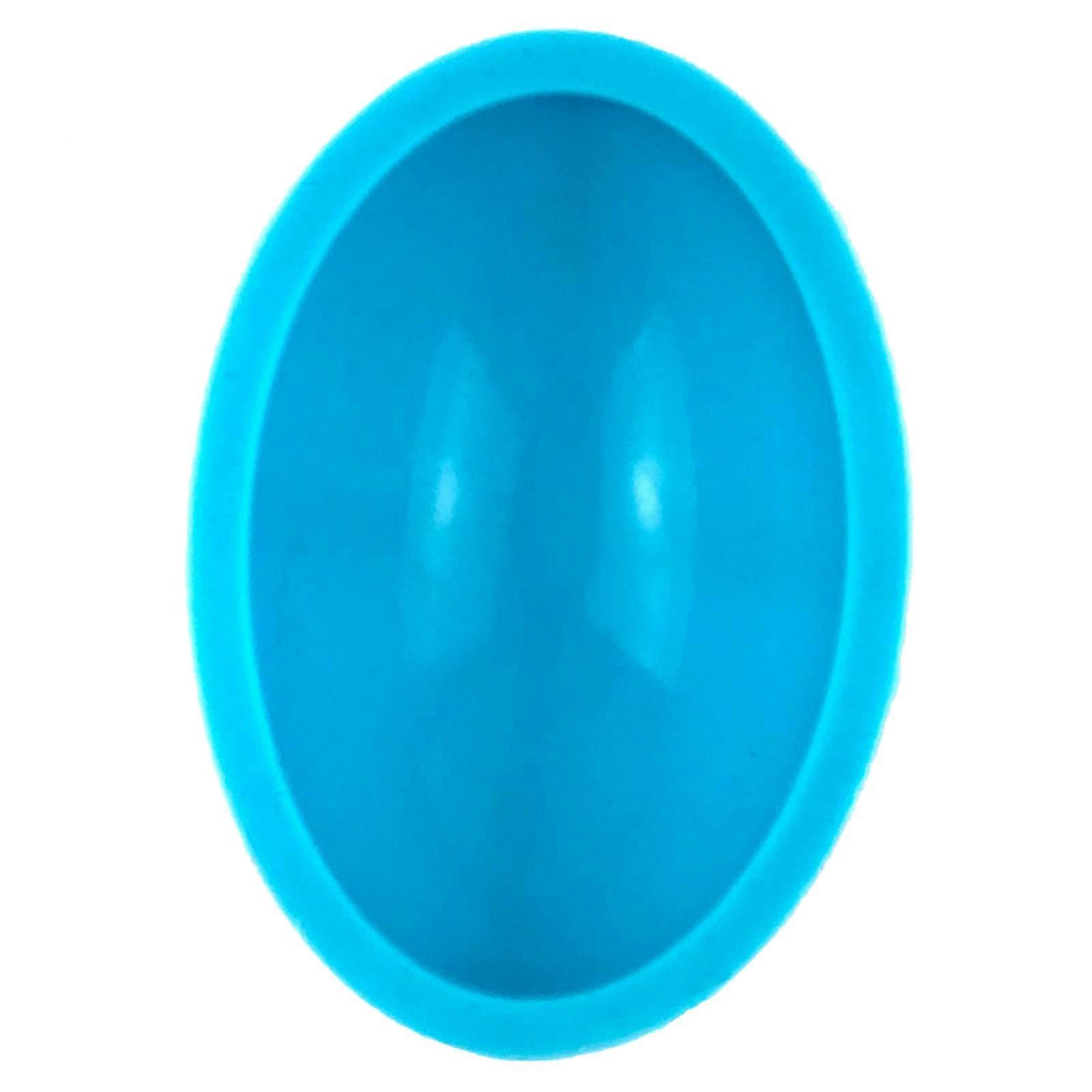 Large Bunny Mold Easter Egg Mold 3D Rabbit Bunny Easter Egg Shape Silicone Mold for Candy Jello Cocoa Bombs Baking Mould  Blue