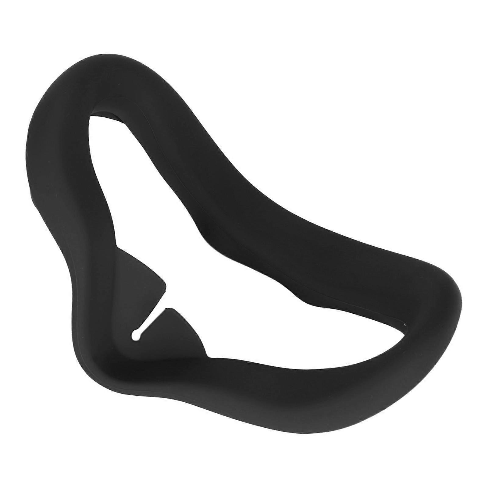 Black Silicone Eye Pad for Quest 2 - Sweatproof, Washable, Dustproof VR Cover Replacement