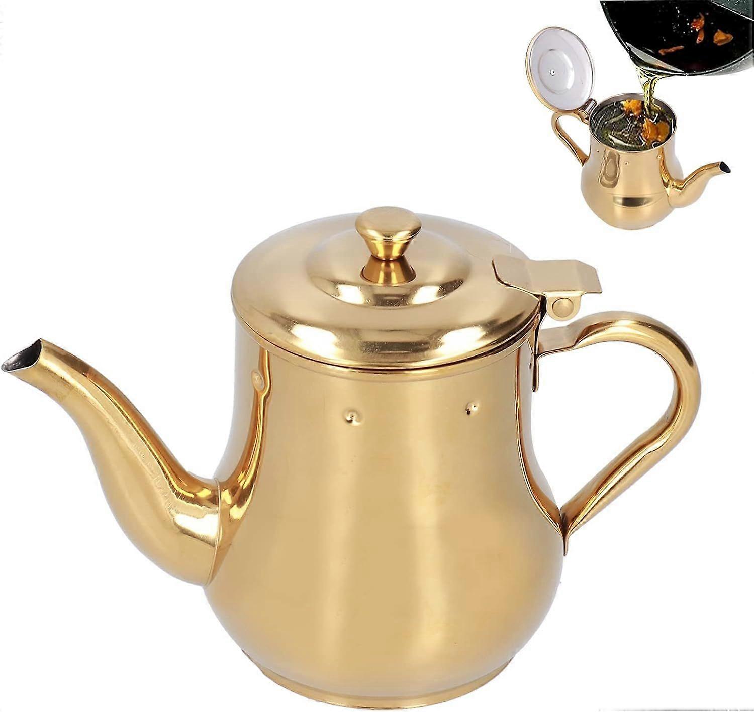 Stainless Steel Oil Pot with Filter