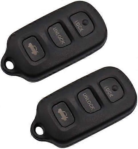 2er-Pack Autoschlüsselanhänger Schlüssellos 1999 2000 2001 2002 2003 2004 2005 2006 2007 2008 2009 für Toyo