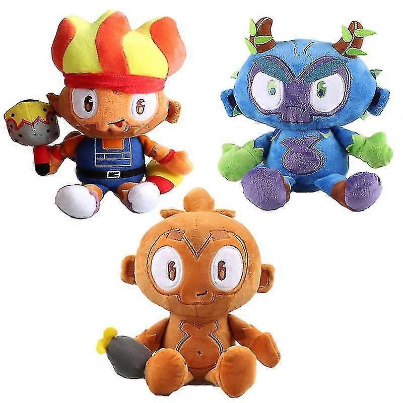 26cm Dart Monkey Plys Legetøj Tegneseriespil Monkey Fyldte Dyr Dukker Bloons Td Soft Toy Julefødselsdagsgave