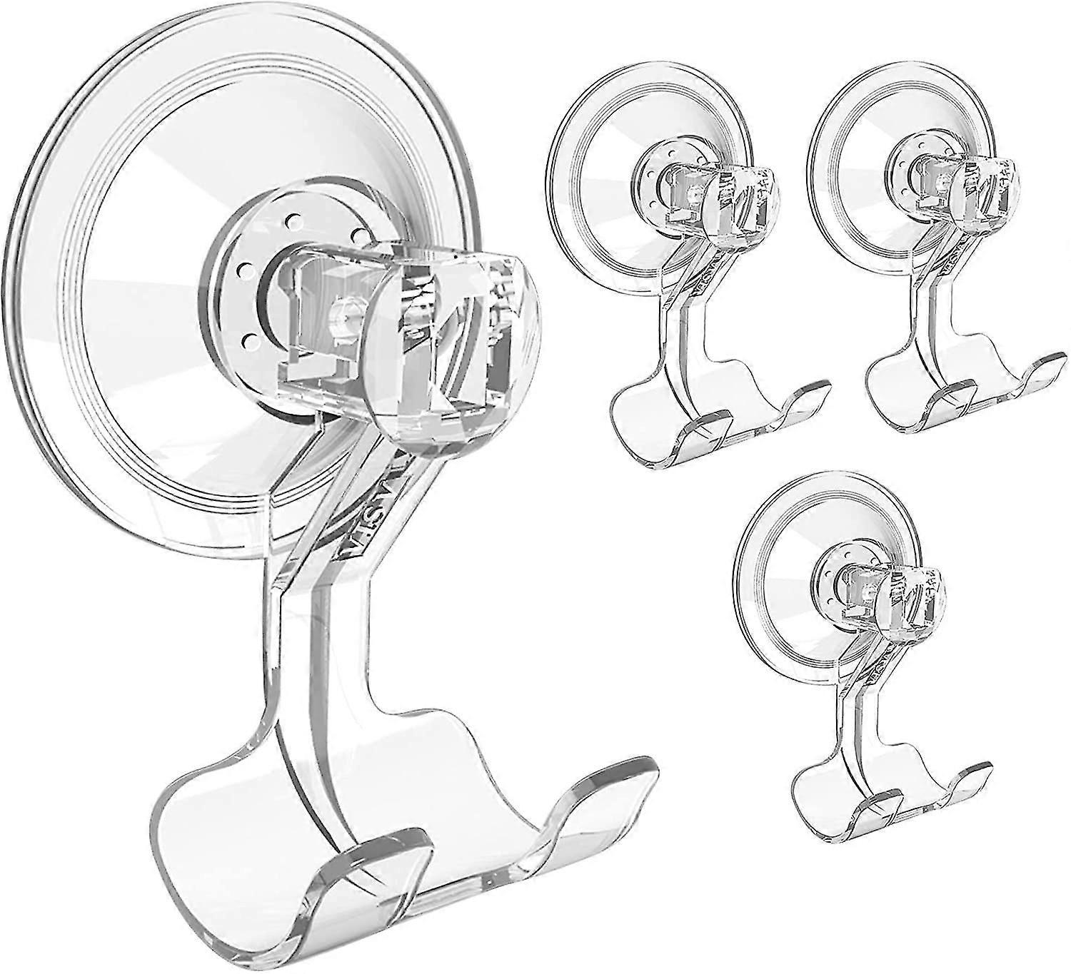 Razor Suction Hooks,clear Reusable Heavy Duty Vacuum Suction