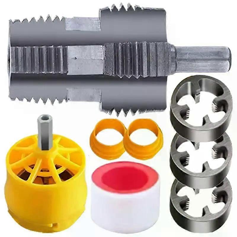 PVC Pipe Threader Internal Thread Opener 1/2 Inch 3/4 Inch 1 Inch Pipe Threader Pipe Threader Plumbing Tool Water Pipe Threader