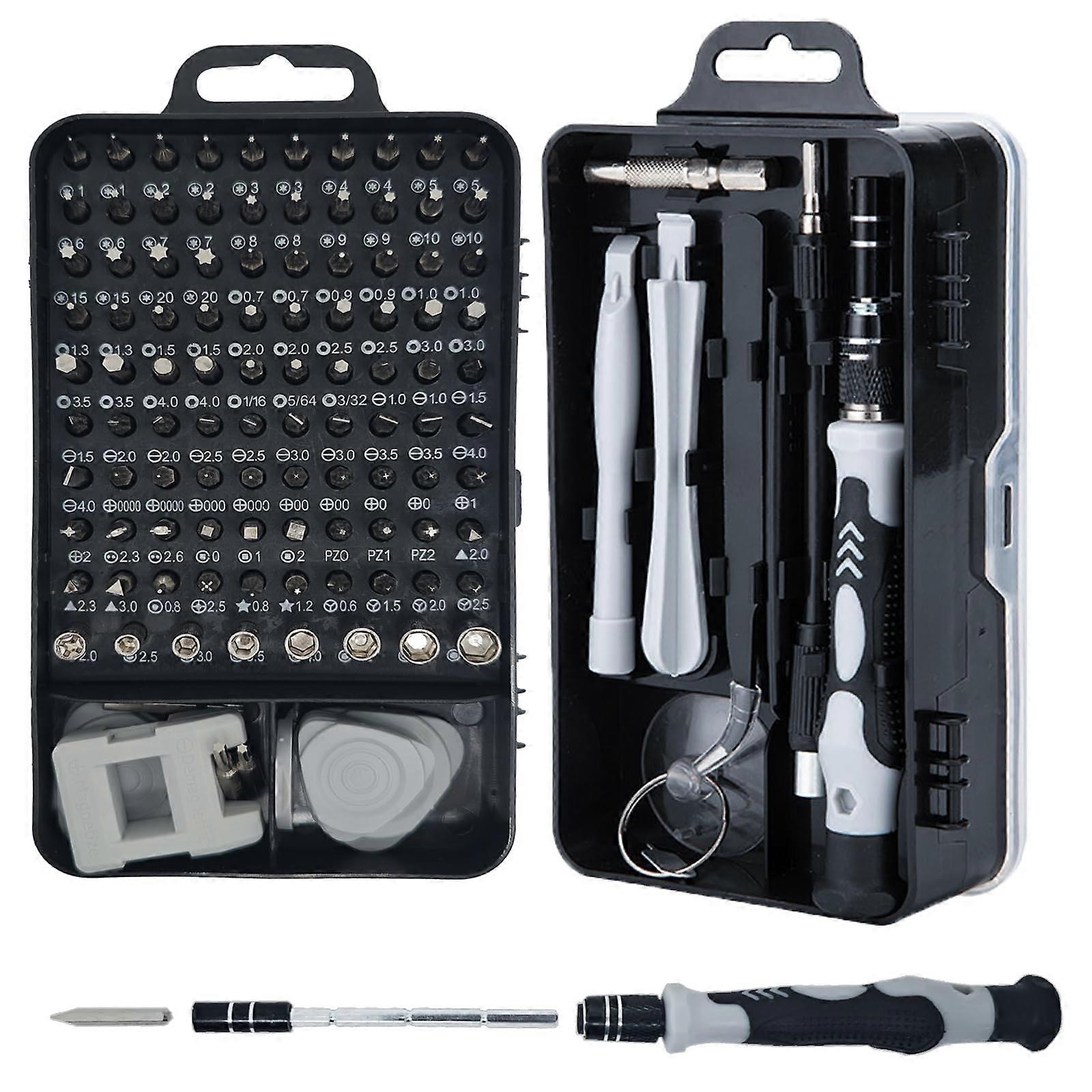 Precision Screwdriver Set, 122 in 1 Repair Tool Kit with 101 Drill Bits, Professional Screwdriver Kit