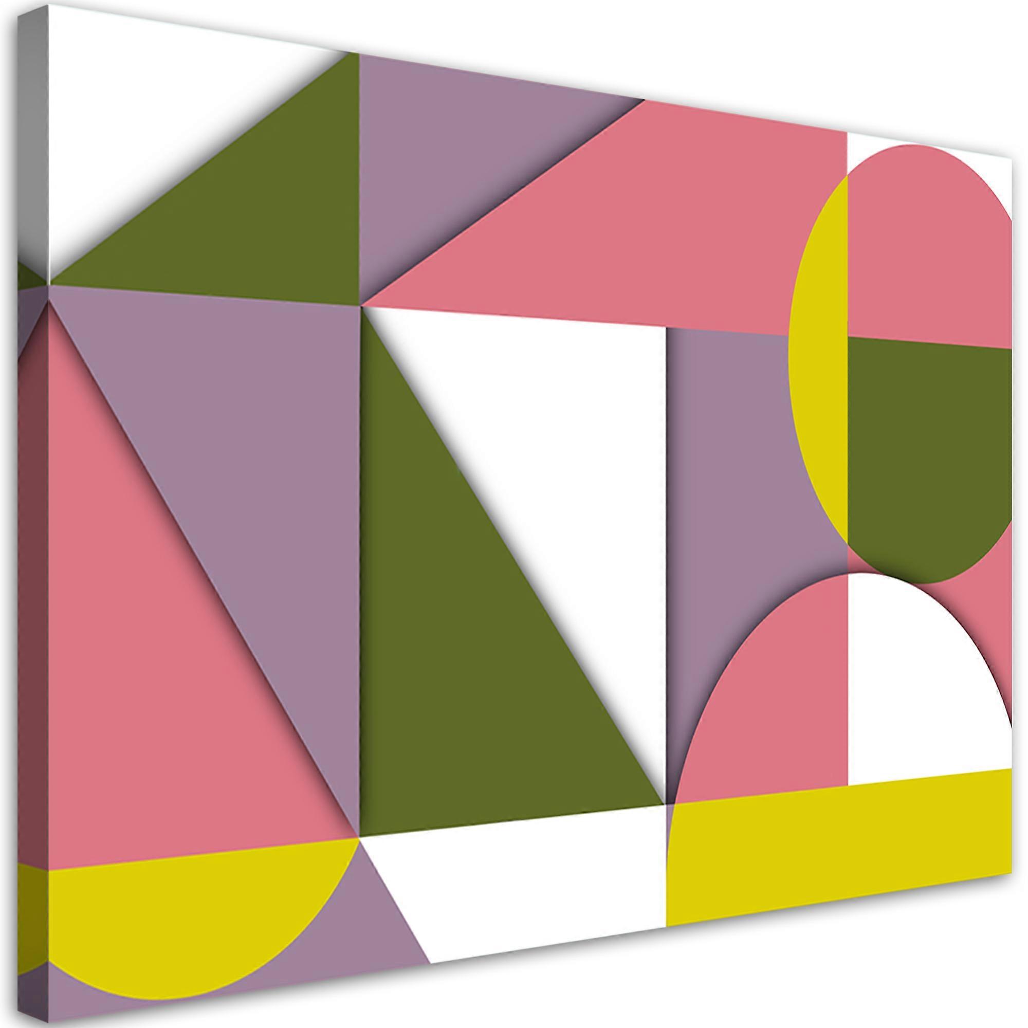 Lienzo, Formas geométricas abstractas - 90x60