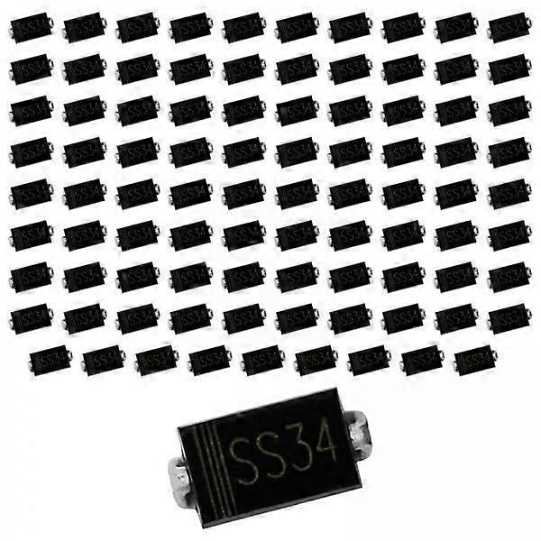 4x100Pcs 1N5822 SMA SS34 SMD Schottky Diode Electronic Project Kits 3A 40V