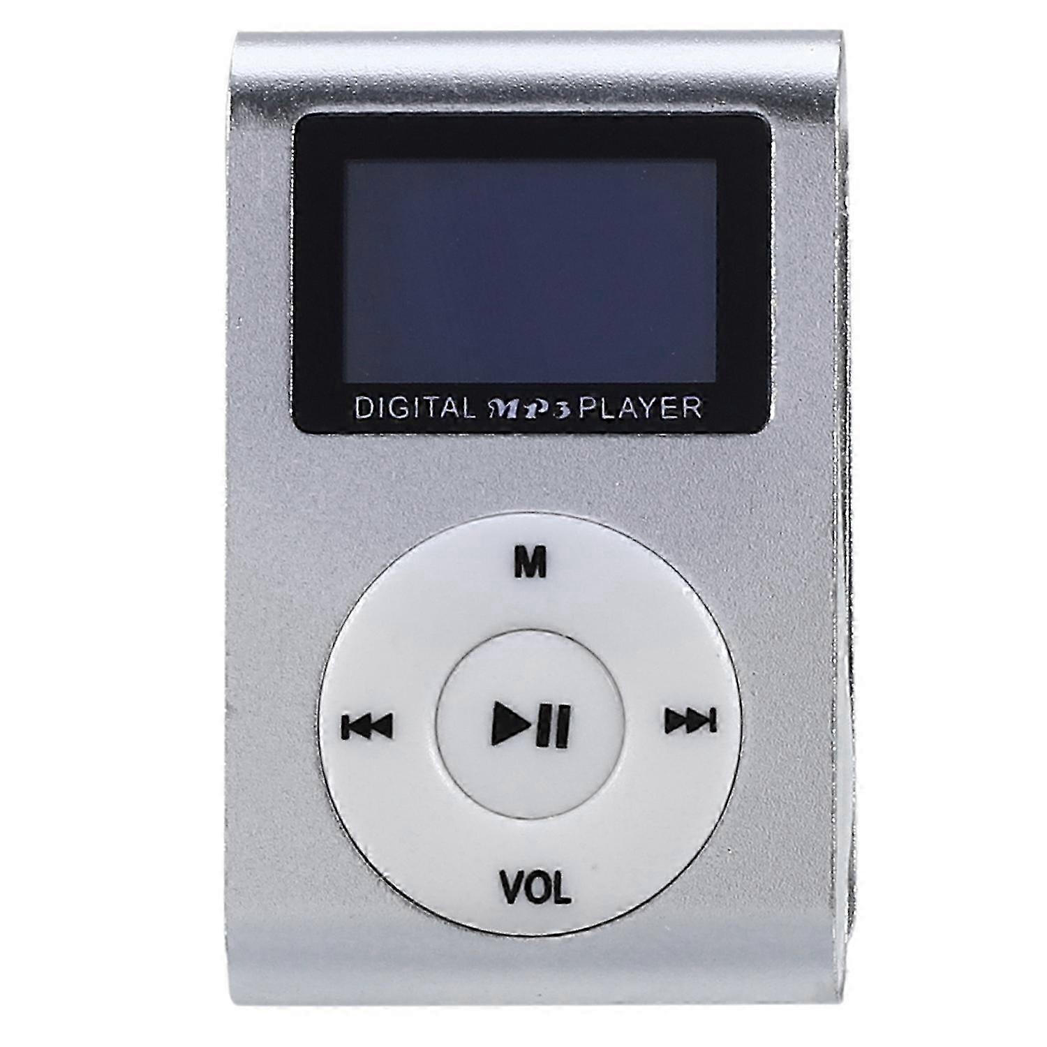 Mini USB Clip MP3 Player Video Screen Support 32GB -SD TF Card
