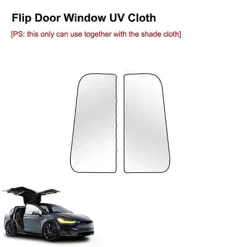 ModelX Glass Roof Skylight Sunshade Suitable for Tesla Model X Sun Shades Front Rear Sunroof Blind Shading Net Decorative Car Accessories