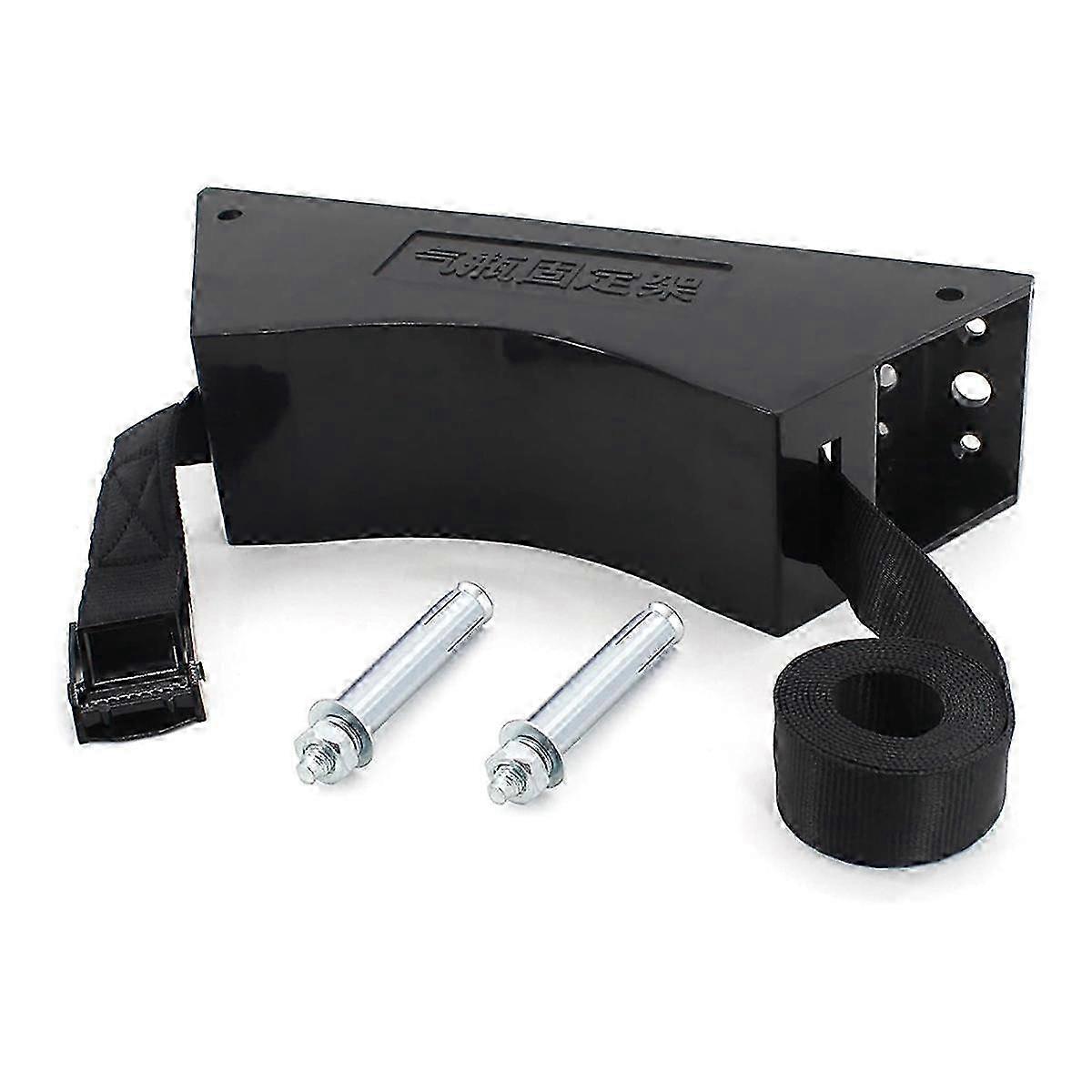 Wall-Mounted Propane Gas Cylinder Holder Bracket for RV, Caravan & Camping Storage