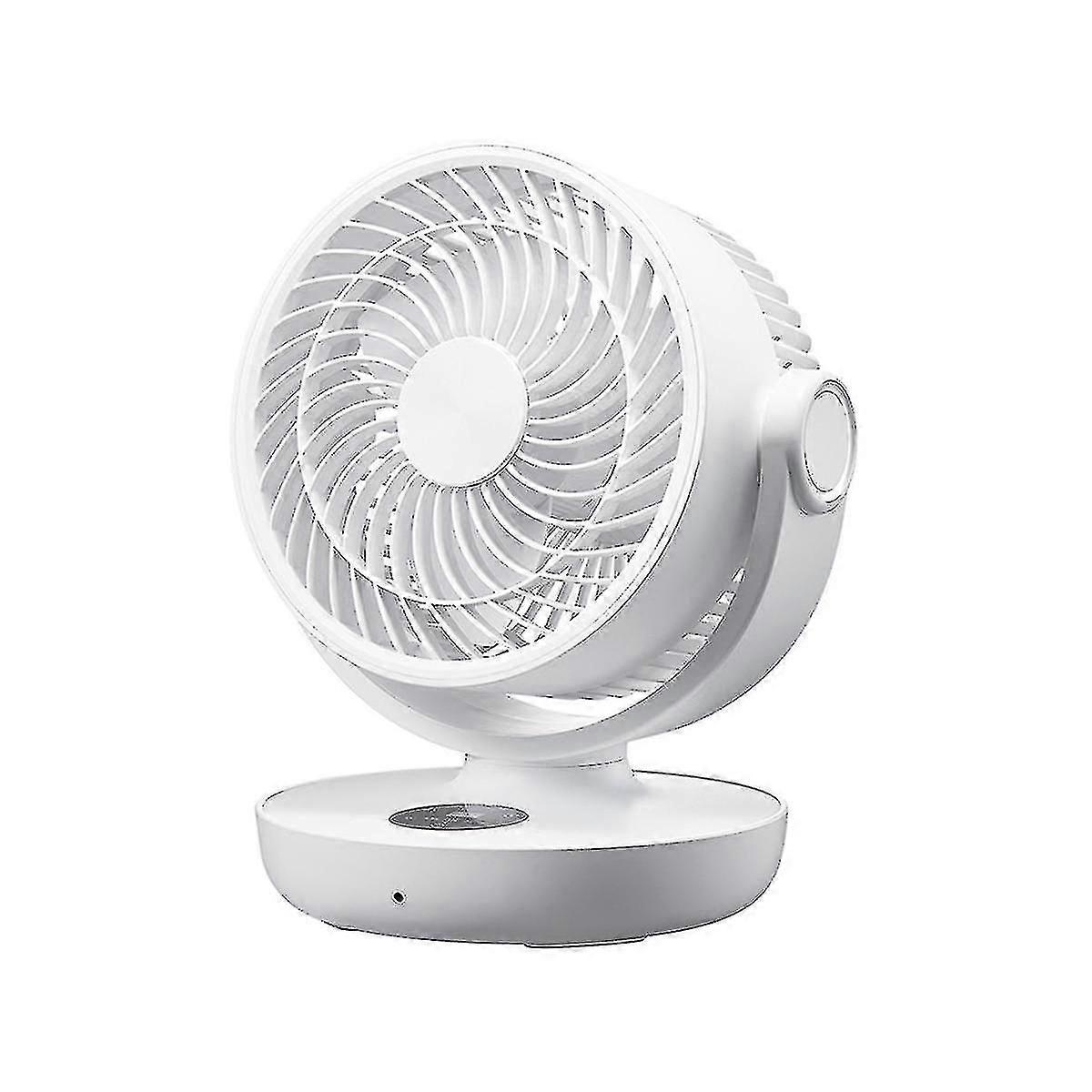 10000mah Battery Air Circulation Fan Home Portable Shaking Head Fan Desktop Usb Charging Remote Con