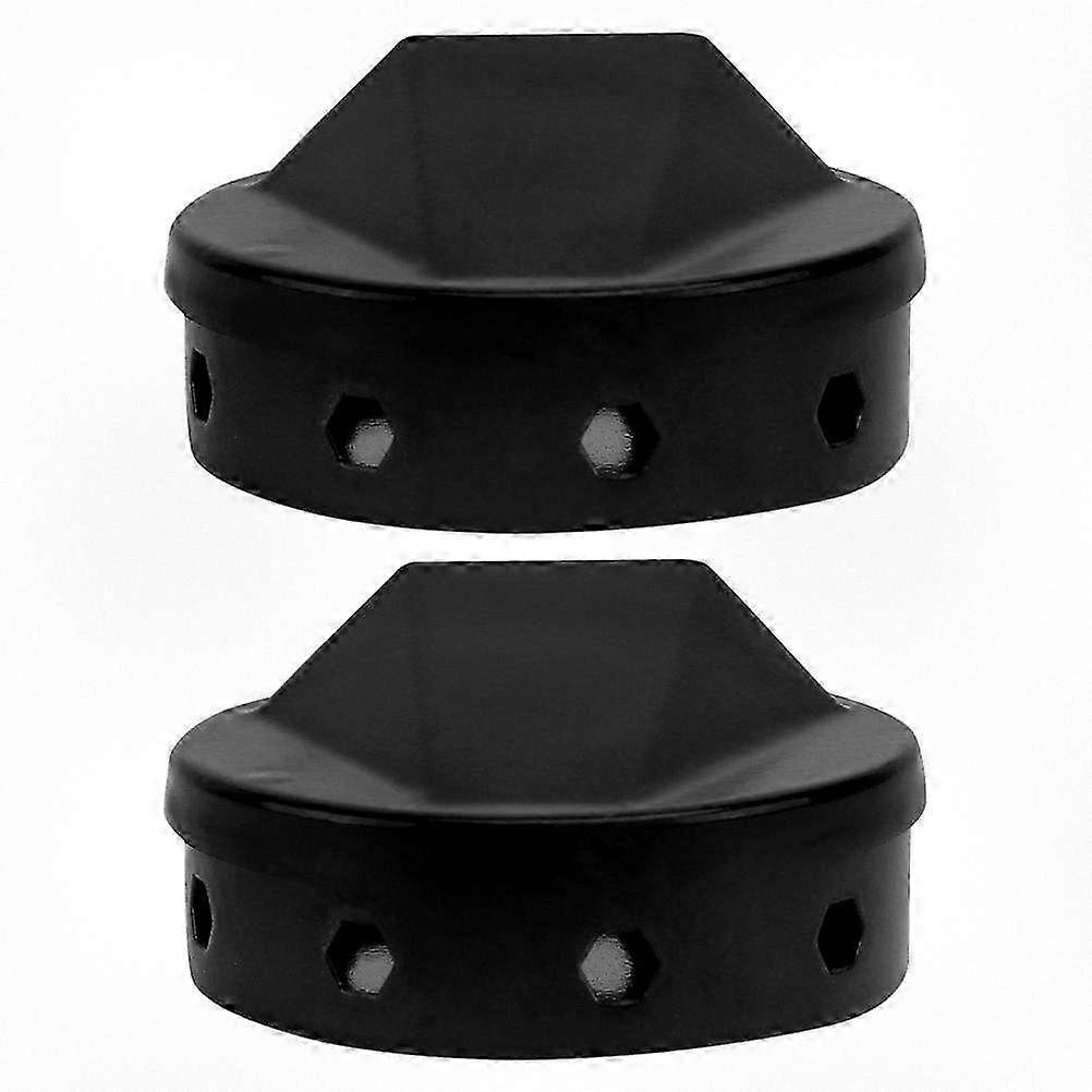 Set of 2 Practical Barbecue Smoker Boxes, Simple Enamel Smoker Trays for Grilling and Smoking