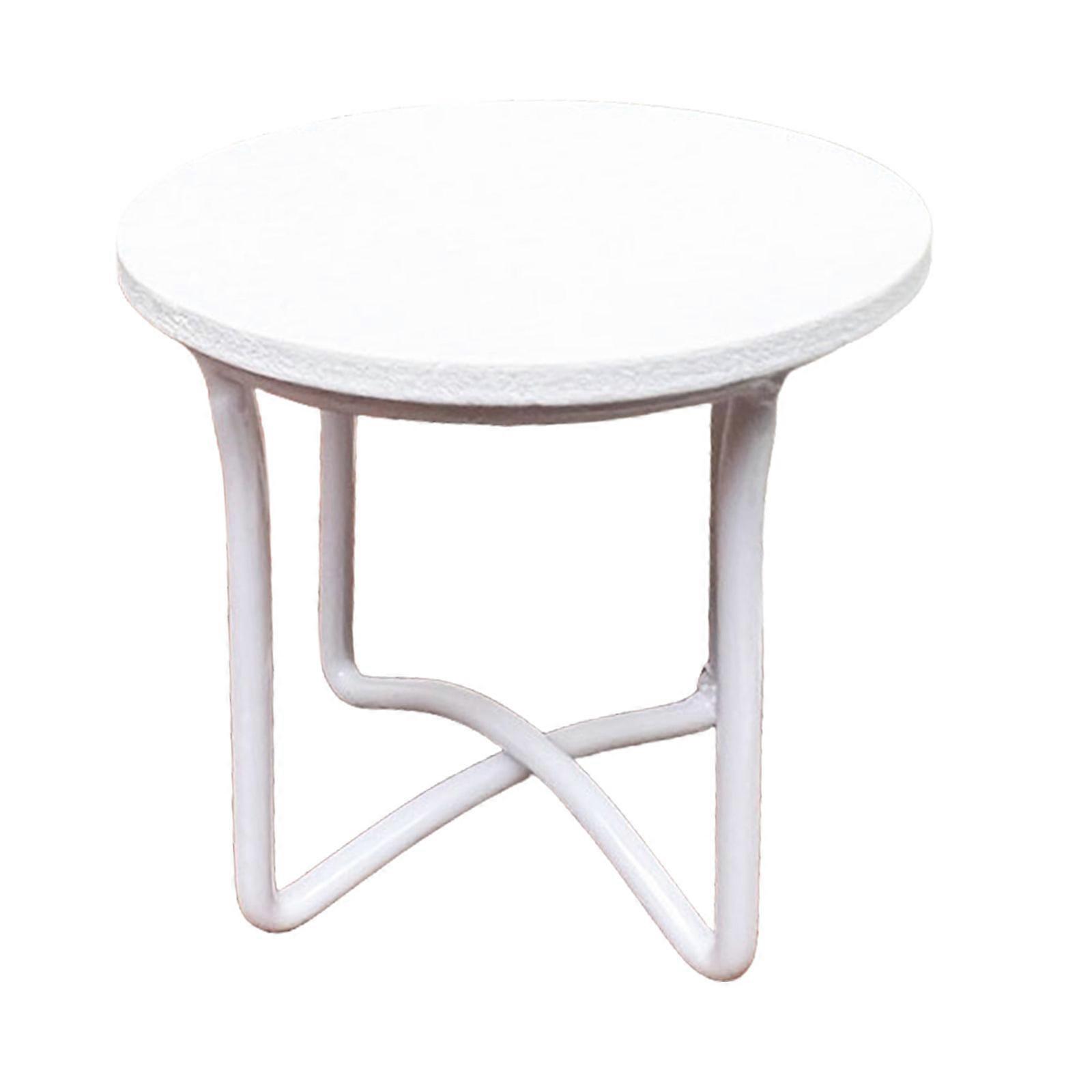 Sturdy Miniature Table Set for Dollhouses 1 12 Scale Realistic Furniture and Playset Daily Use Portable Accessory