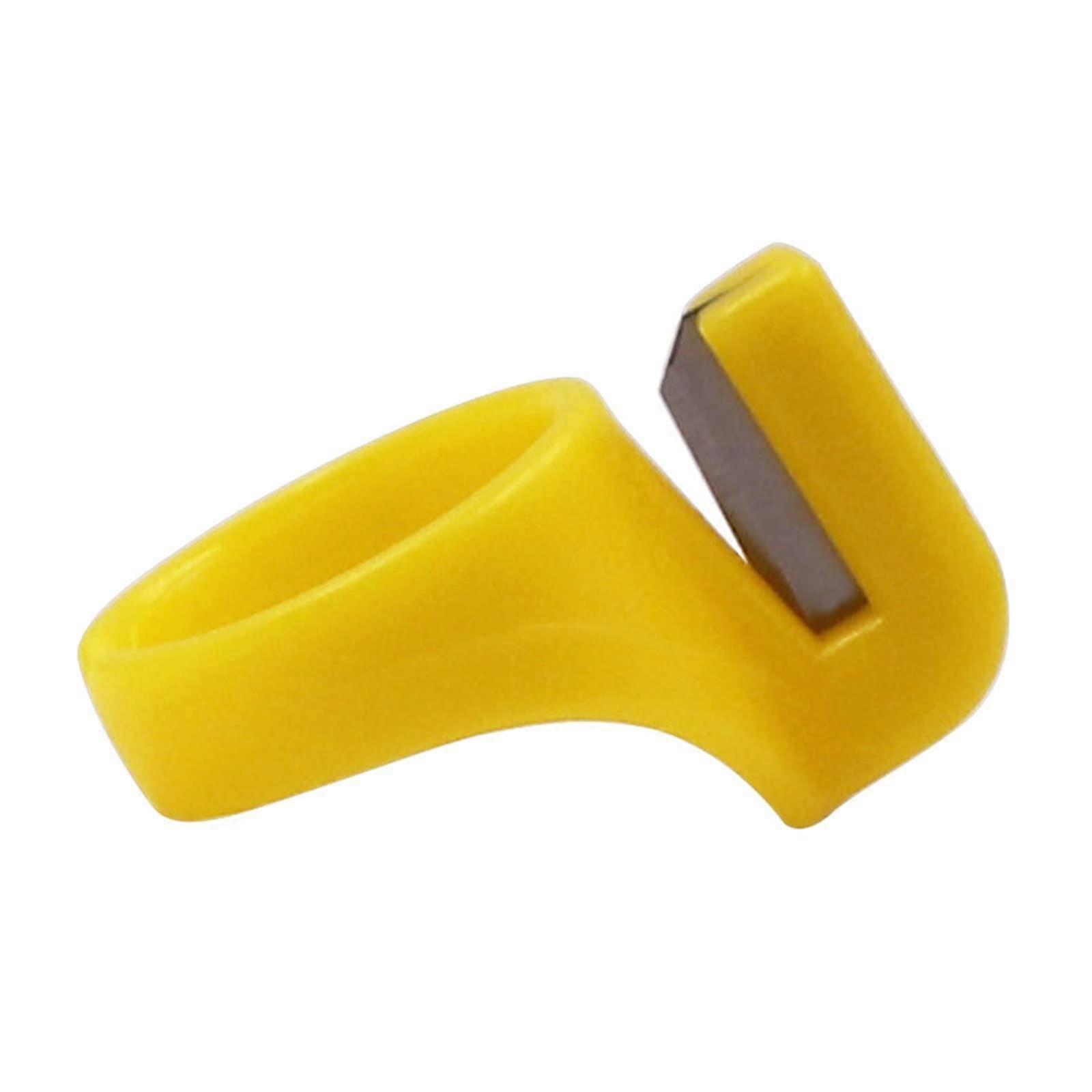Scissors Plastic Thread Cutter Finger Blade Needle Craft Thimble Sewing Ring Home DIY Sewing Machine Tool Finger Thimble Thread Cutter