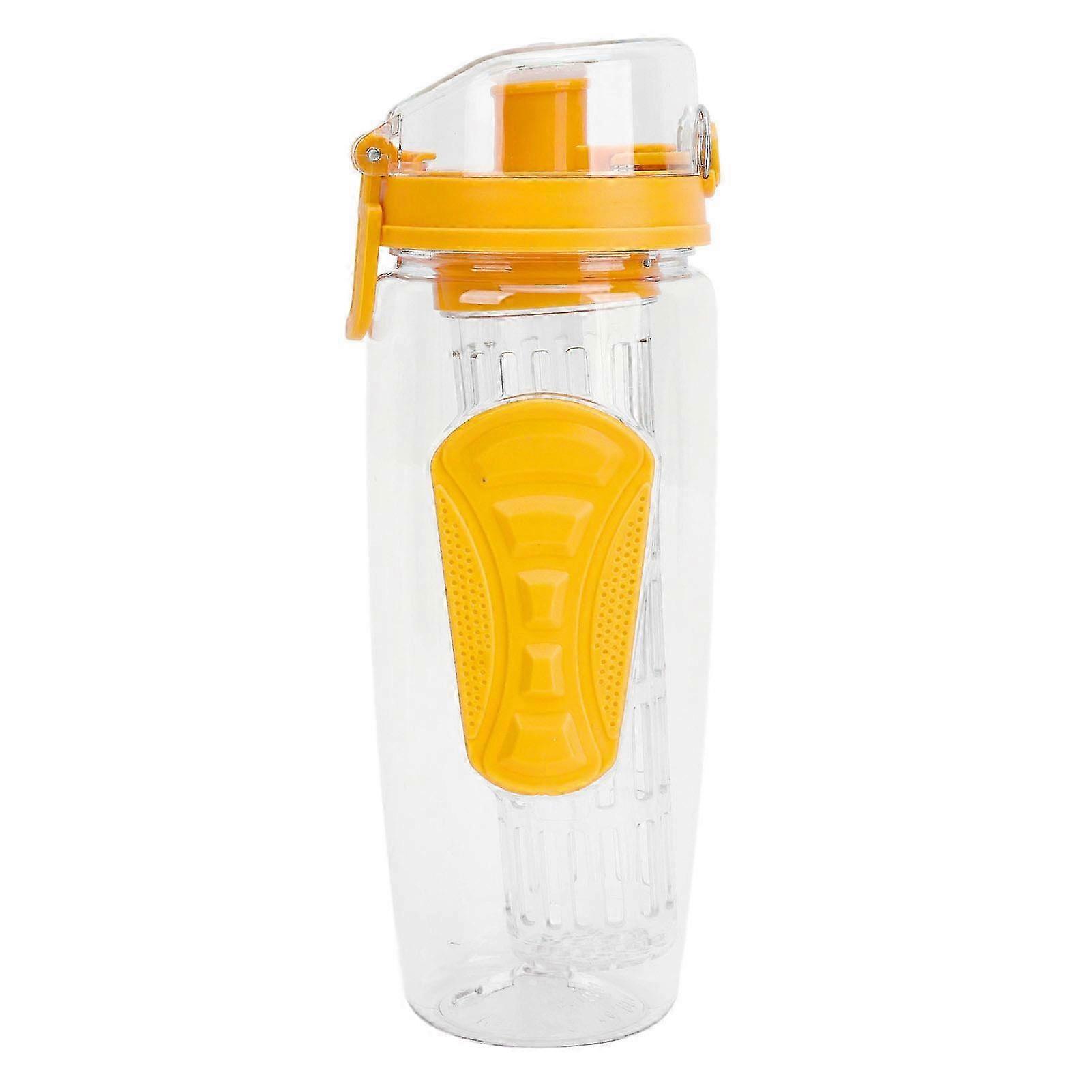 Frugt Infuser vandflaske med skridsikkert greb og lækagesikkert flip top låg