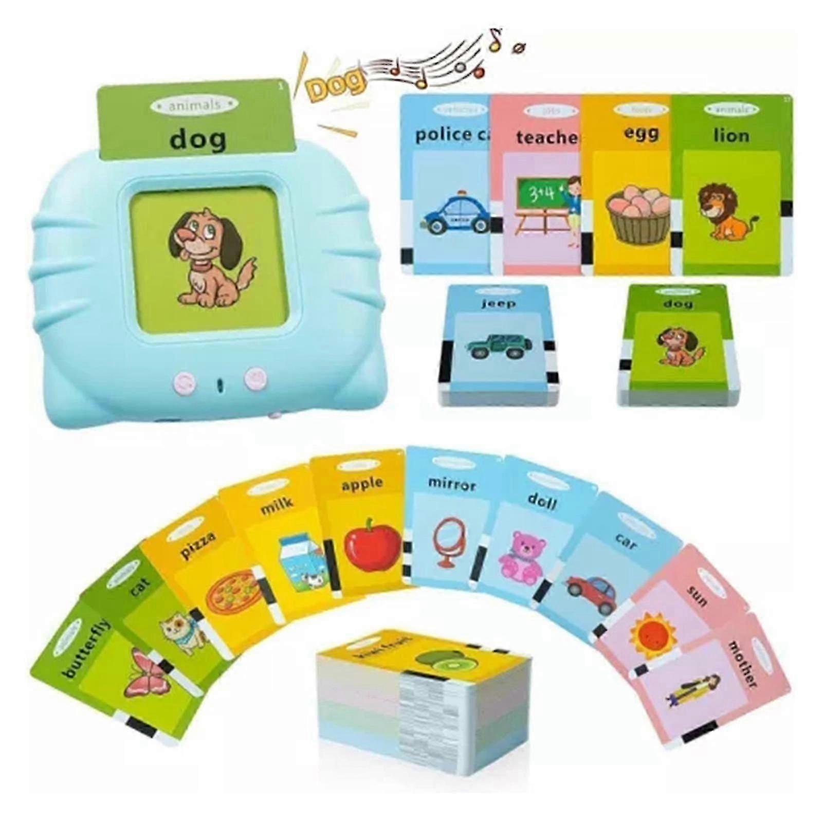 Talking Cards for Toddlers, Speech Therapy Toys Autism Toys, 224 Sight Words Etc, Educational Learning Interactive Toys with Giftable Package