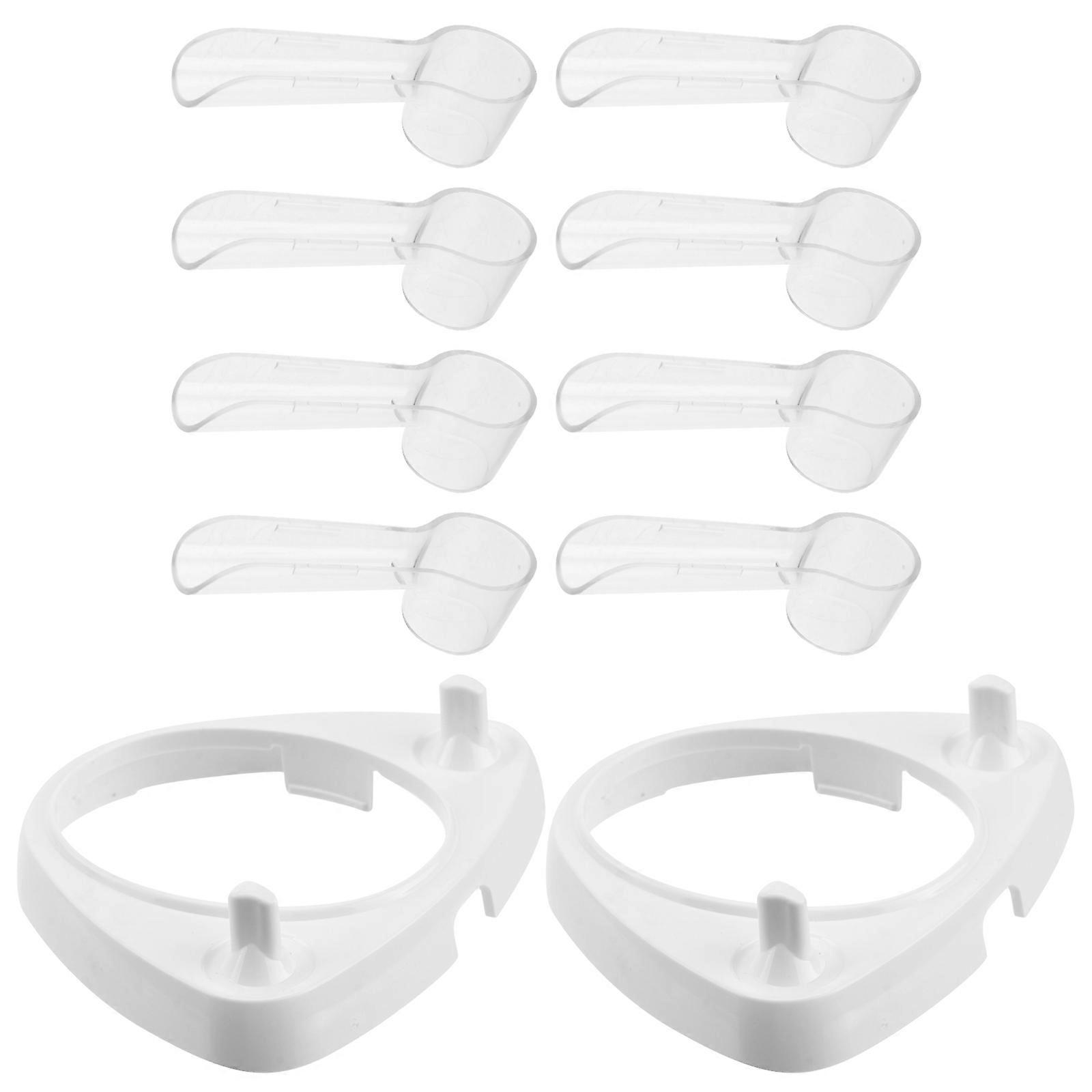 Toothbrush Storage Solution with Covers for Cleanliness and Order