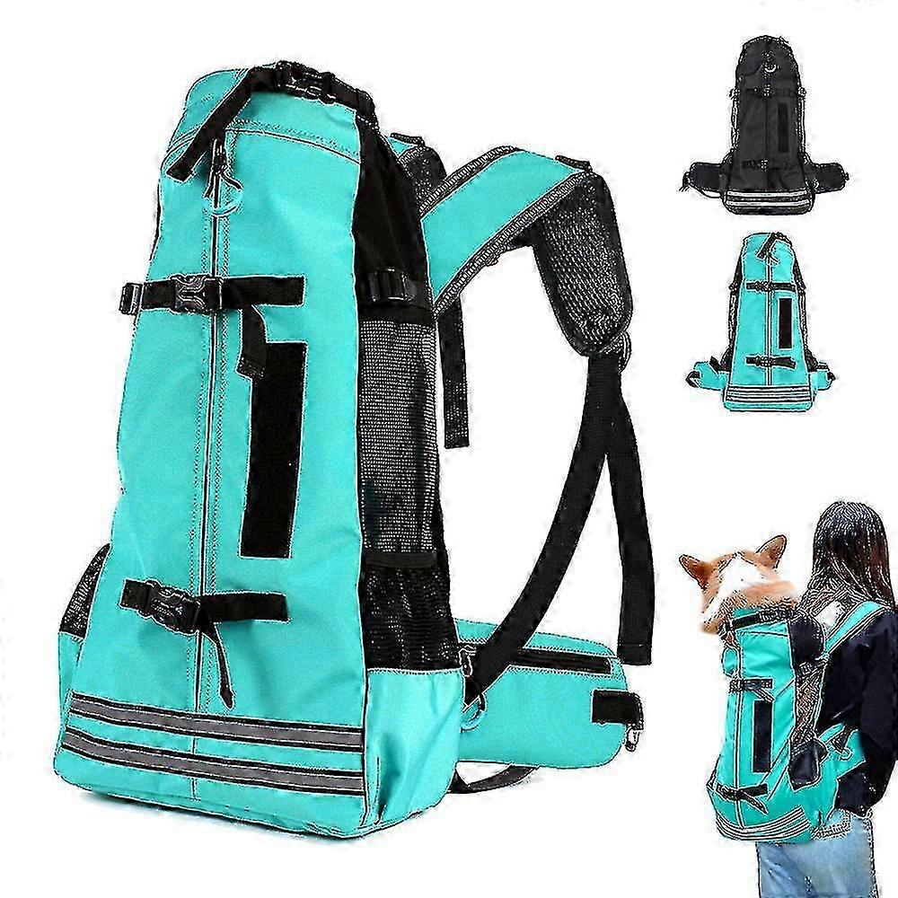 Sac à dos de transport pour chien à bande réfléchissante pour petits animaux de compagnie moyens Sac de voyage avec tissu de bœuf Conception sûre Solution de transport d’animaux de compagnie portable