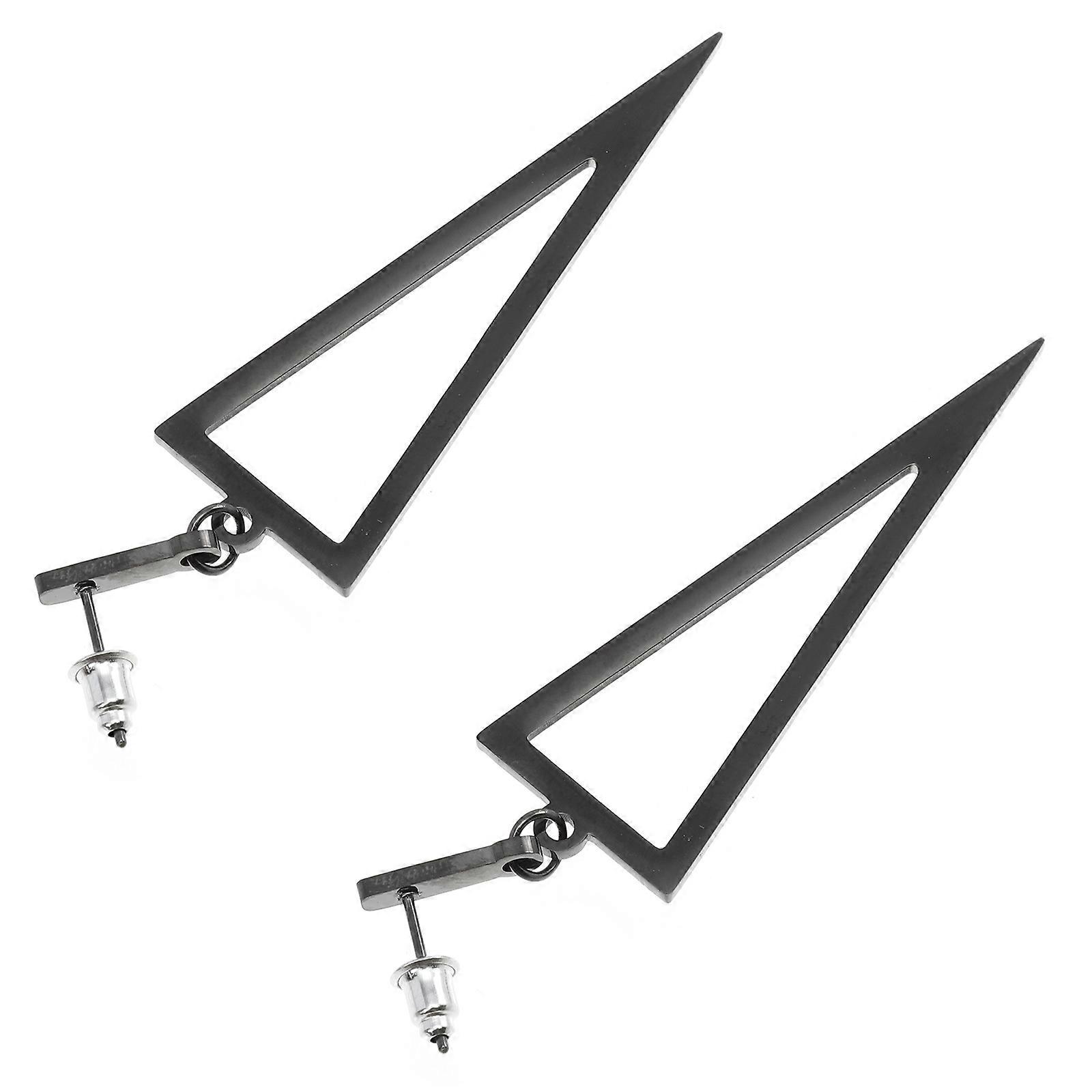 Sophisticated Drop Earrings Offering a Unique Triangle Decorative Effect