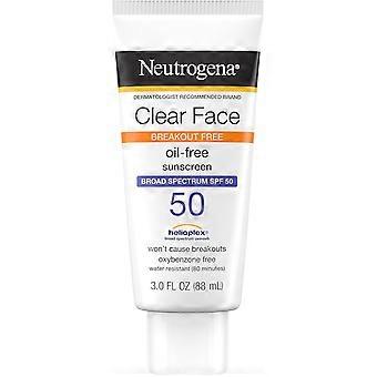 2025 brand new Clear Face Sunscreen Lotion for Acne-Prone Skin, Broad Spectrum