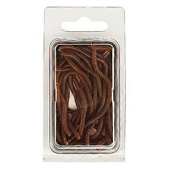 20/50Pcs Leurres de pêche souples pour bar Leurres souples natation Appâts de ver de terre Cadeau