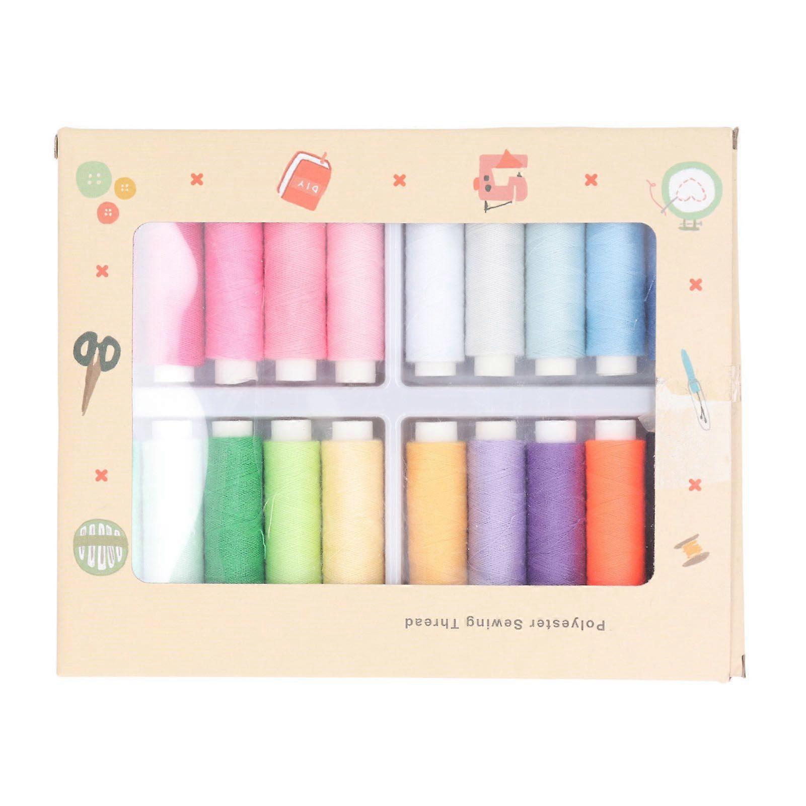 2025 Latest Model  20 Colors Sewing Threads Kits 328ft Polyester Sewing Thread