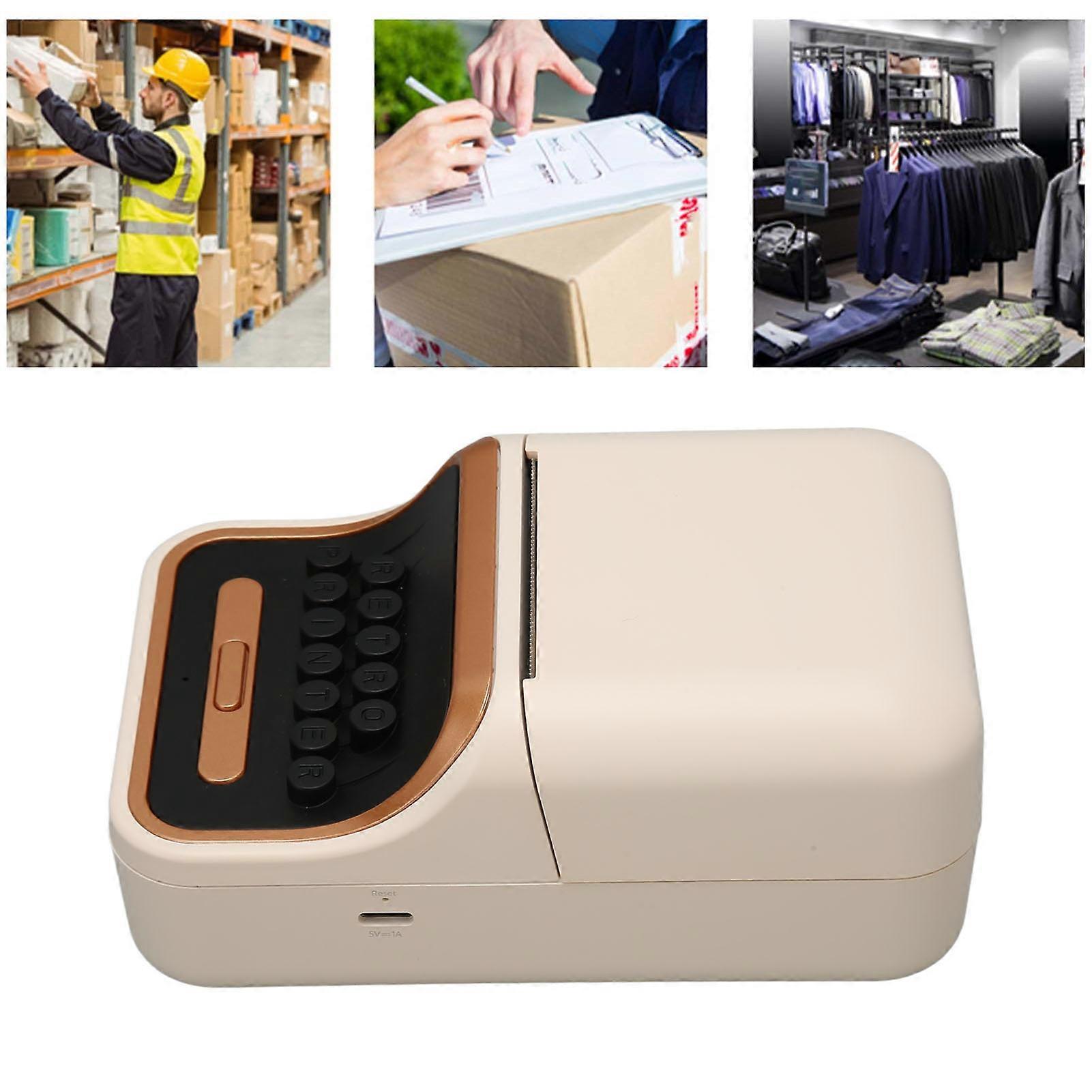 WP9520 Inkless Label Maker Bluetooth Auto Recognize Thermal Label Maker with 40x30mm White Label Paper for IOS for Android 