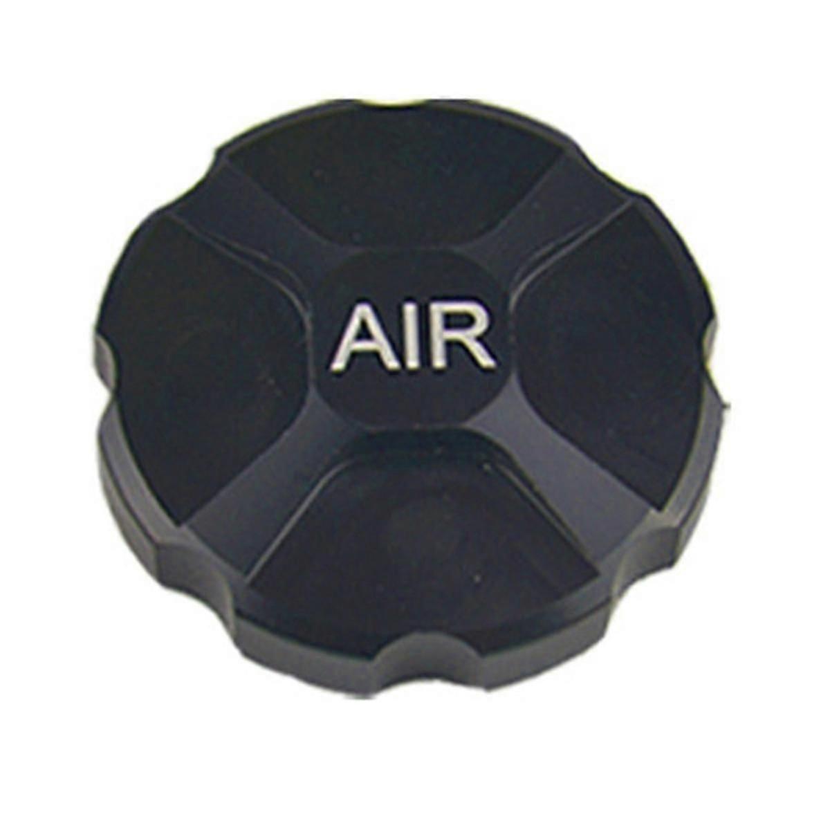 Bicycle Fork Cover Cap Aluminum Alloy Air Fork Nozzle Cover Shock Absorption Front Fork Gas Caps Cover,Black