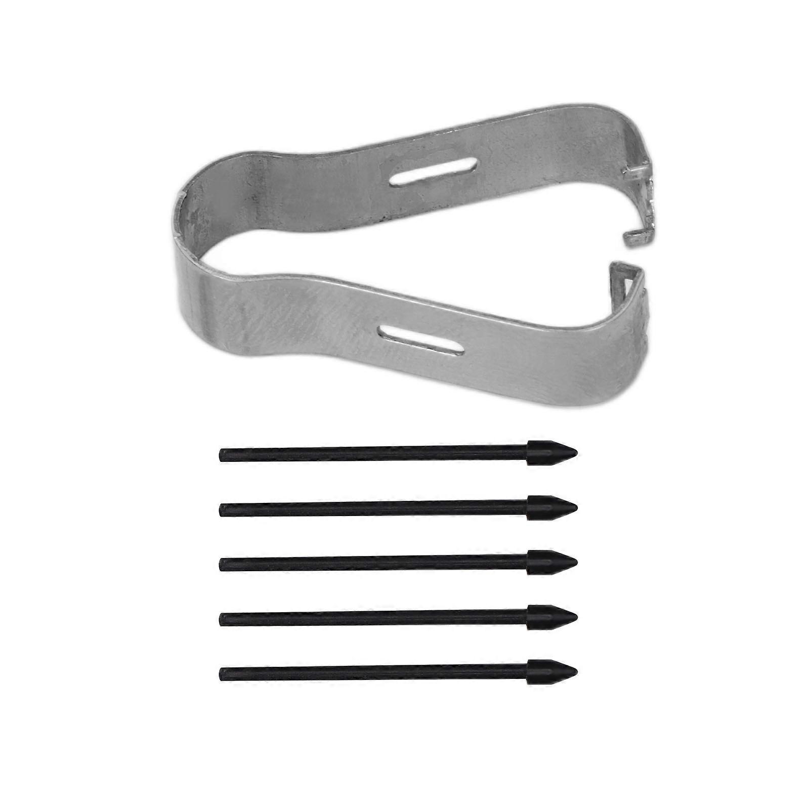 5 Pack Replacement Touch Stylus Pen Tips, Precise, Sensitive, Anti-Scratch, Portable, Black