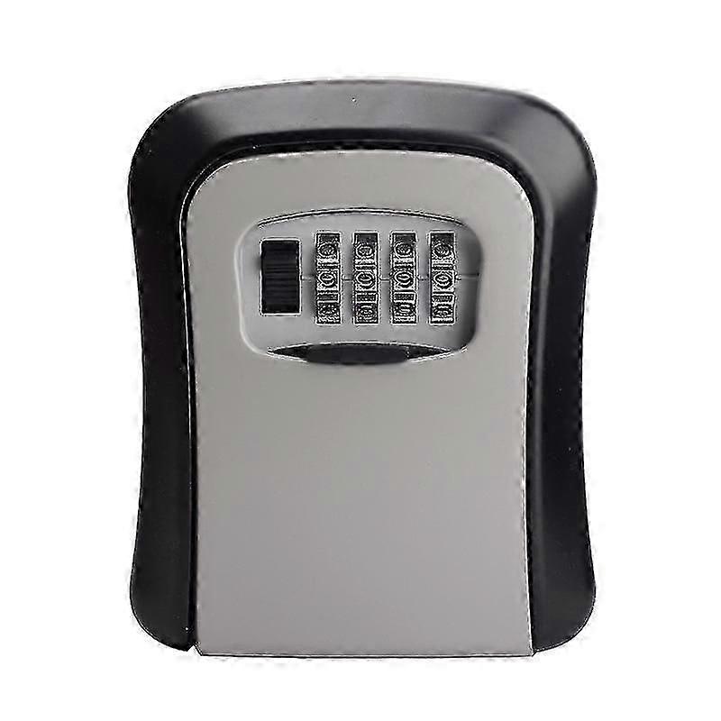 Key Lock Box 4 Digit Combination Wall Mount Key Safe Security Storage Box For Sharing Keys Securely