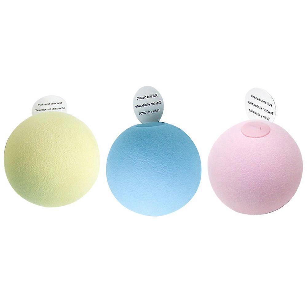 Pet Teasing Toys For Cats Round EVA Material Indoor Play Entertainment 3Pack