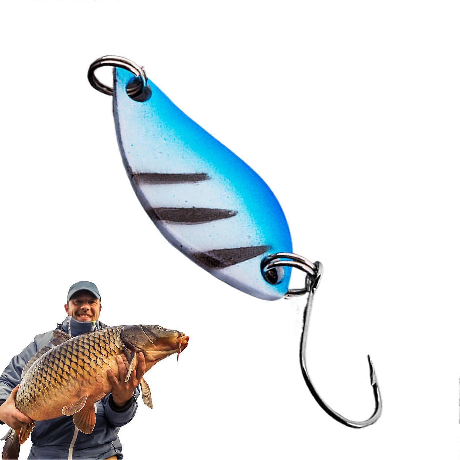 Angel bait for trout  bait color steel for bar trout – Use at night kayak ice lake