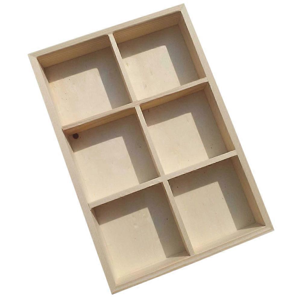 Wooden Crayon Pigment Storage Box Multi Functional Organizer for Art Supplies Capacity Design for Crayons Paints and Accessories Stylish Practical