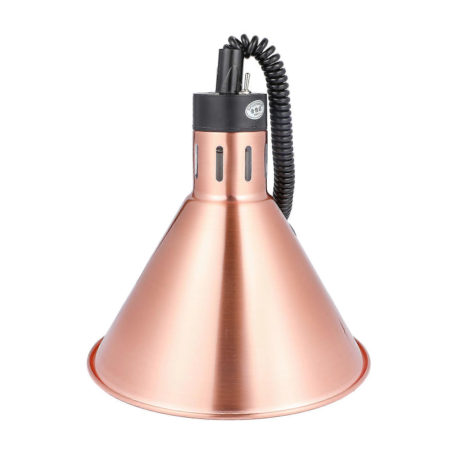 Warmer Lights Telescopic Heat Lamp Buffet Food Warmer Light Cylindrical Shape Golden 1Set