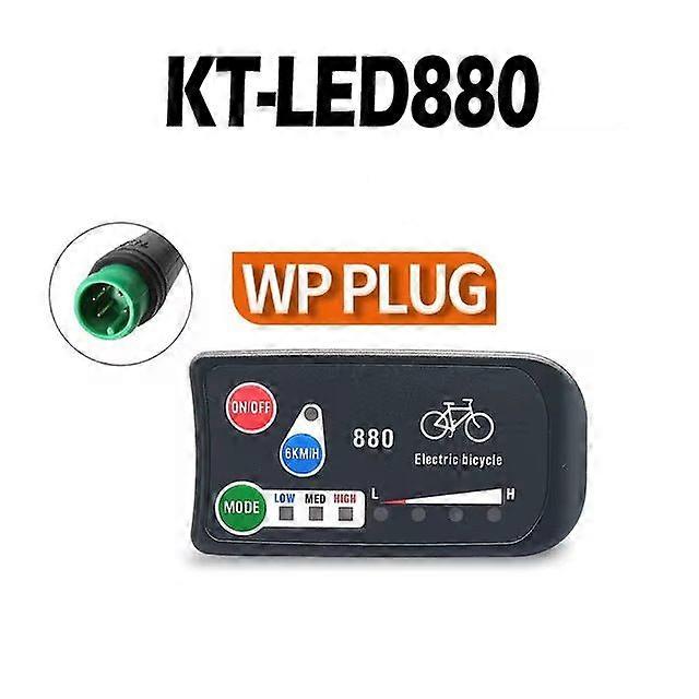 Electric Bicycle Display 36v 48v Ebike Ligent Control Panel Lcd Display Led880 Waterproof Controlle