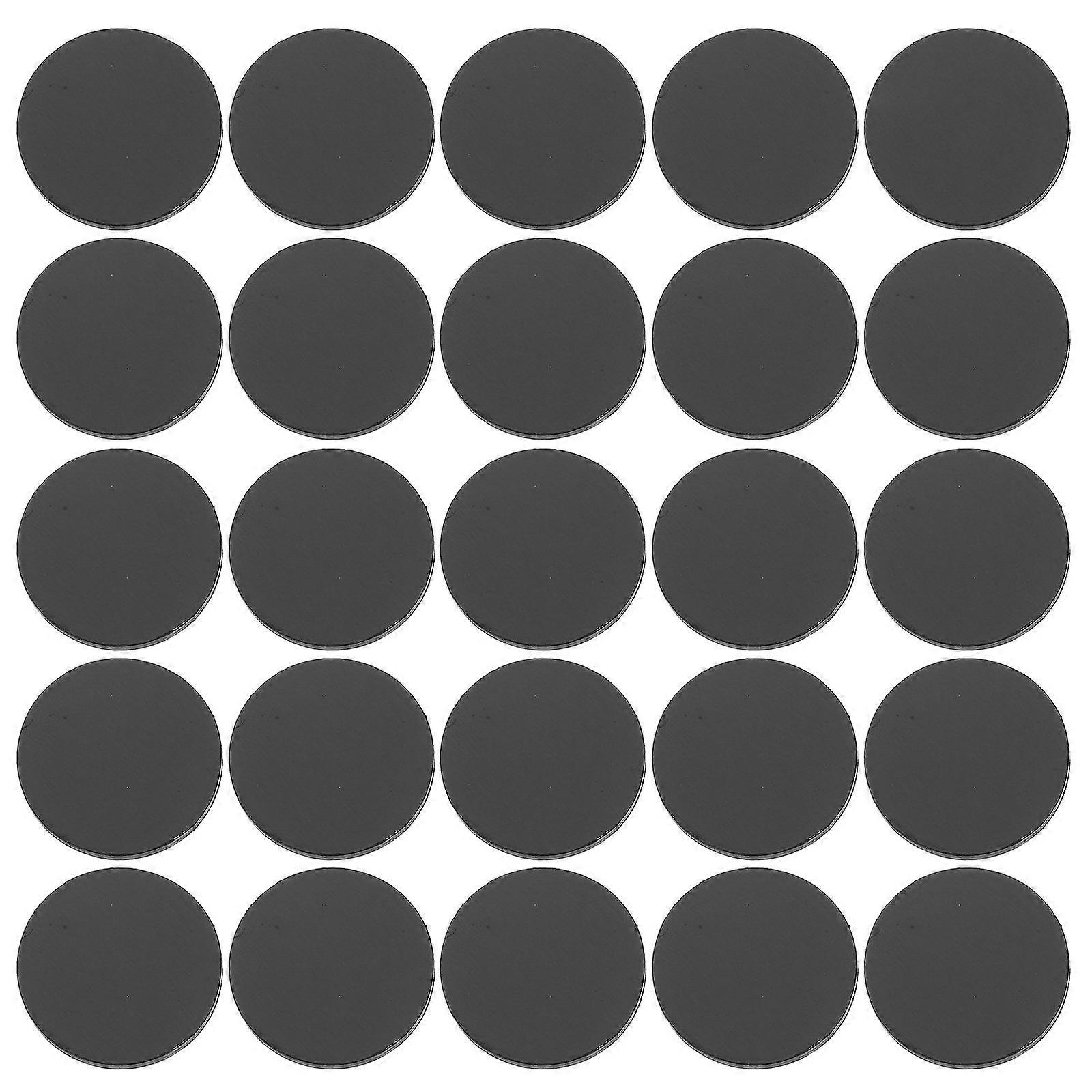 50pcs Round Rubber Magnets with Adhesive Backing – Small Magnetic Dots for Refrigerators, Whiteboards & Filing Cabinets – Easy Application, Hold,