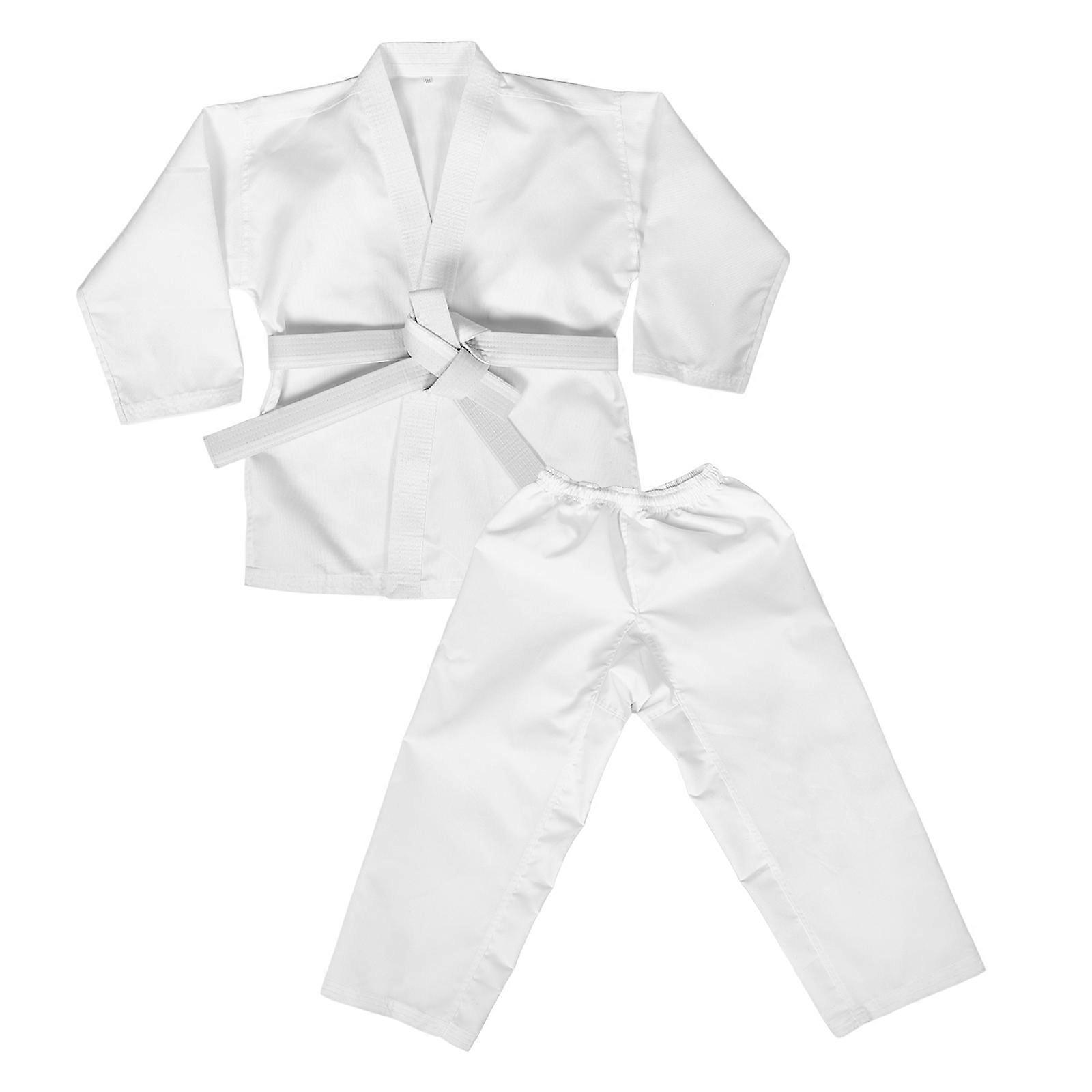 Ceintures d’entraînement d’arts martiaux Uniforme de karaté pour adultes Protection complète durable 1 ensemble
