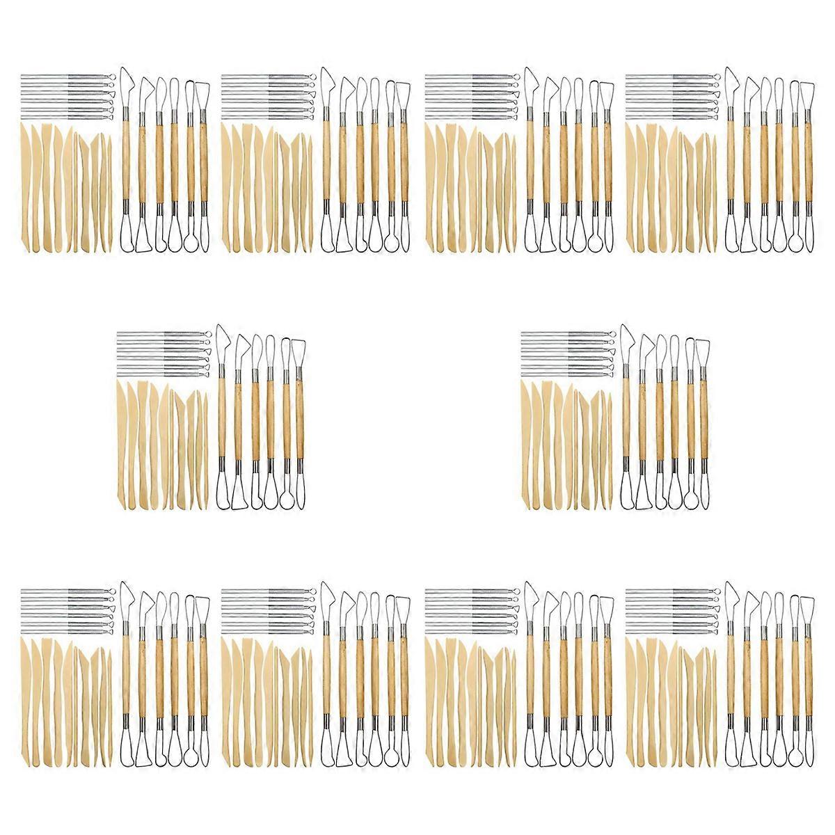22Pcs Pottery Carving Tools &Metal Scraper&Plastic Clay Shaping Tools