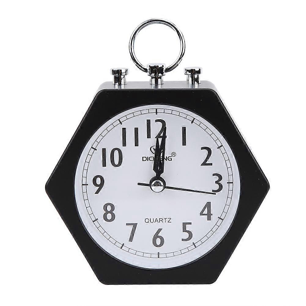 Silent Soft Wake Up Alarm Clock Kids Wake Up Clock Timer Digital Clock (Black)