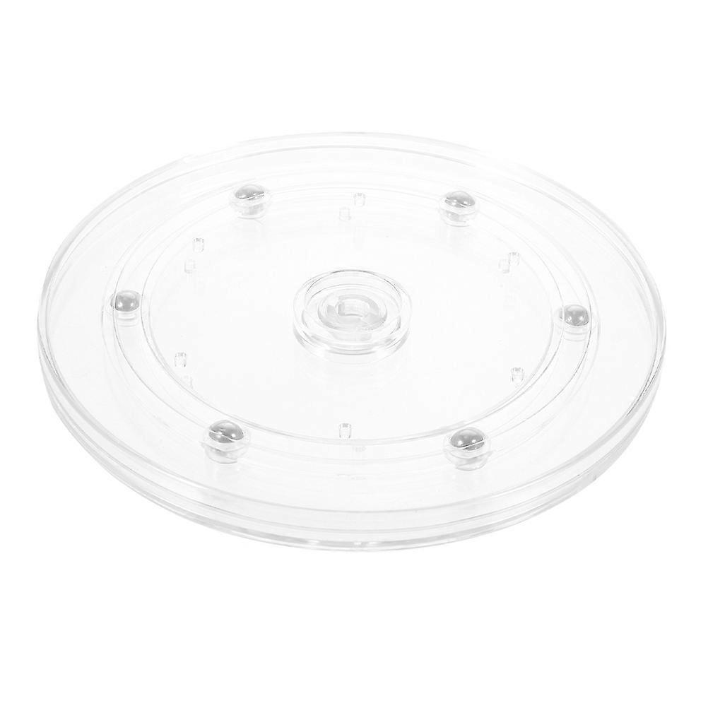 Rotating Stand For Display Round Rotating Tray Turntable Flower Arrangement 10.00X10.00X2.50CM Simple Structure Design 1Pcs