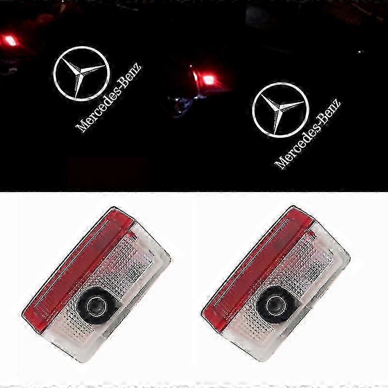 2x Led Compatible With Mercedes Benz Door