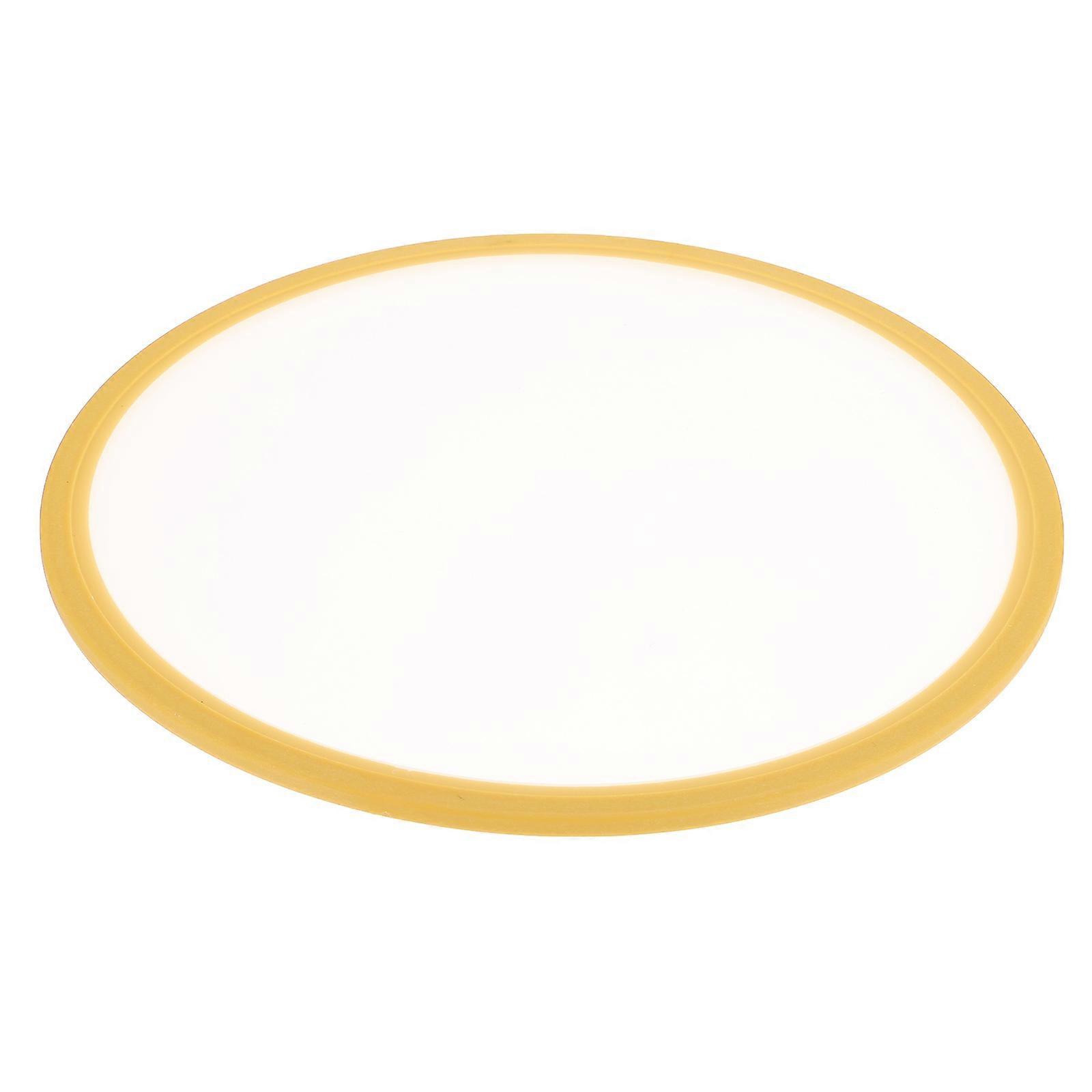Kitchen Silicone Lid Dust-proof Seal Lid for Home Use Pot Cover Round Shape 22x22x0.5cm 1Pcs