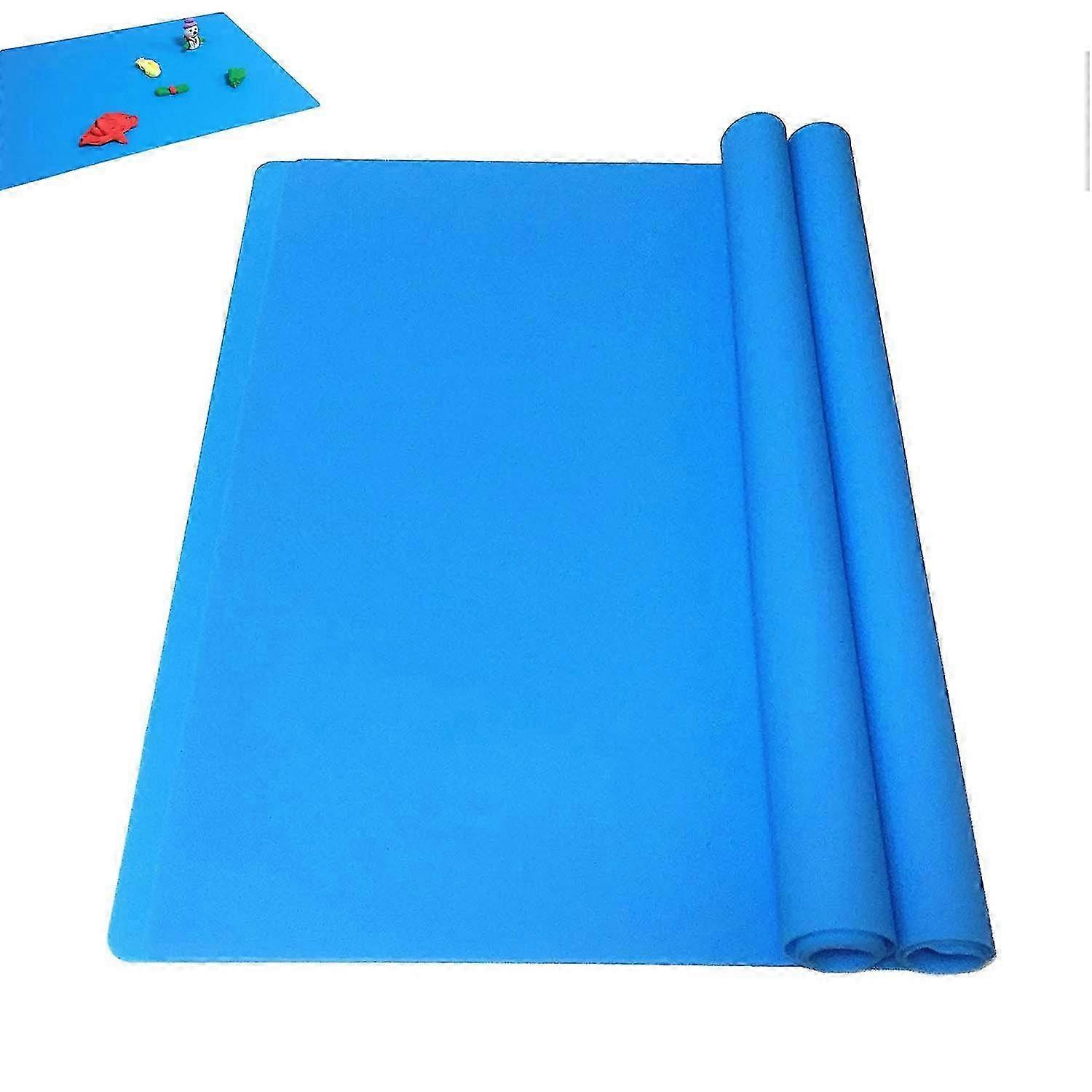 2Pack Extra Large Multipurpose Silicone Nonstick Pastry Mat, Heat Resistant Nonskid Table Mat, Countertop Protector, 23.6''15.75''