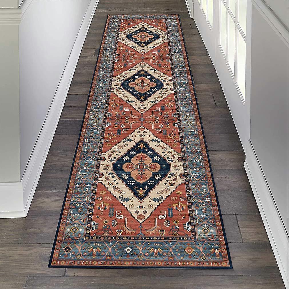 Runner Rug Hallway Modern Geometric Corridor Rug NonSlip Width 80 x 500 cm