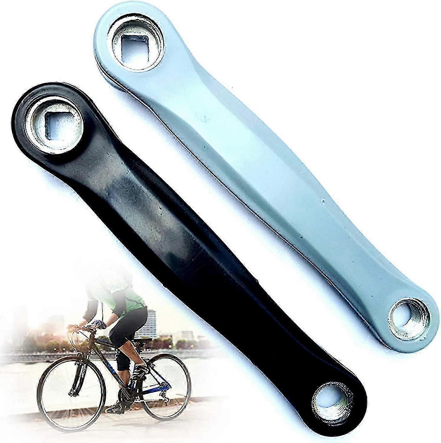 170 Mm Aluminium Alloy Left Bicycle Crank Arm Replacement Accessory for Single Chain