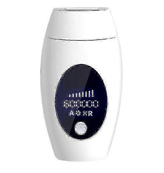 Nedureroasă pulsat lumina Epilator IPL îndepărtarea părului, 600,000 flash-uri, potrivit pentru corp, fata si zonele sensibile (alb)